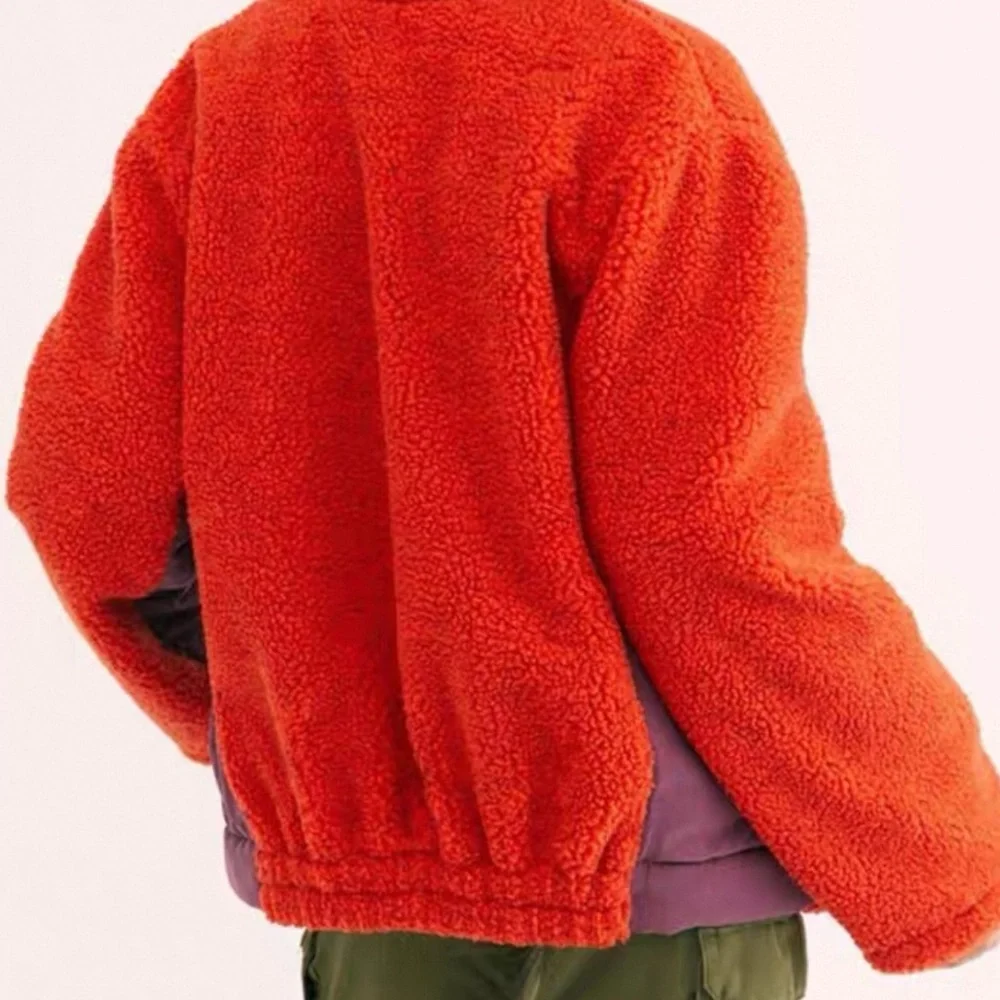 Free people We The Free Rivington Sherpa Jacket Desert Combo - Picture 2 of 5